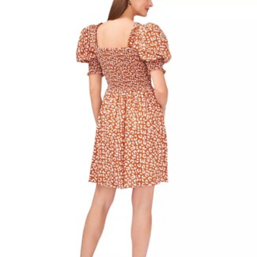 1. State Smocked Puff Sleeve Mini dress size Small - Picture 5 of 10